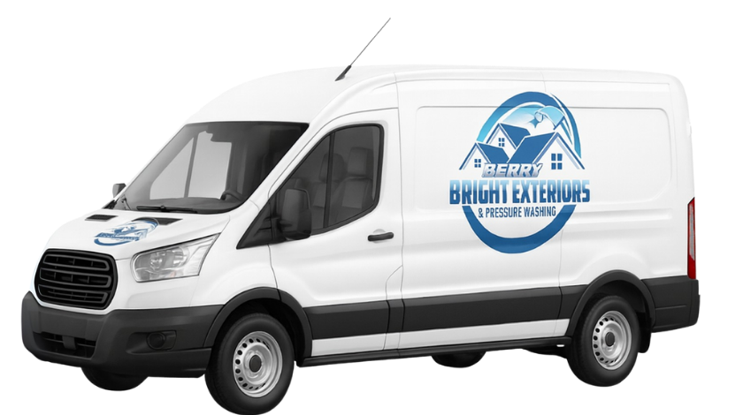 Berry Bright Exteriors and Power Washing Truck